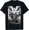 NEW LIMITED Creepy Manga Biblical Angel Scary Eyes Horror Halloween T-Shirt