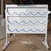 12-Position Galvanized Safety Helmet Storage Rack