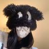 Cartoon Big eared Puppy Plush Hat Korean Style Female Autumn and Winter Cute and Funny Thickened Warm Photo Hat