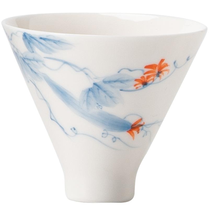 Ručně malovaný Mistrovský šálek Dámské osobní čajové misky Čínská keramika Kung Fu Čajový servis Retro Čajový obřad Domácí Porcelánové Čajové šálky