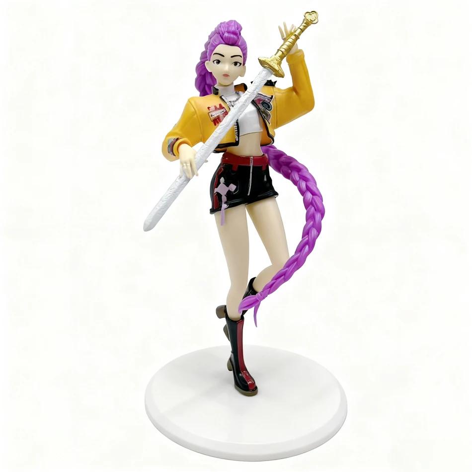 Kpop Démonvadászok Anime Figura Játékok Aranyos PVC Mozgatható Ízületek Akciófigura Modell Babák Gyerekek Születésnapi Dekoráció Játék Ajándékok