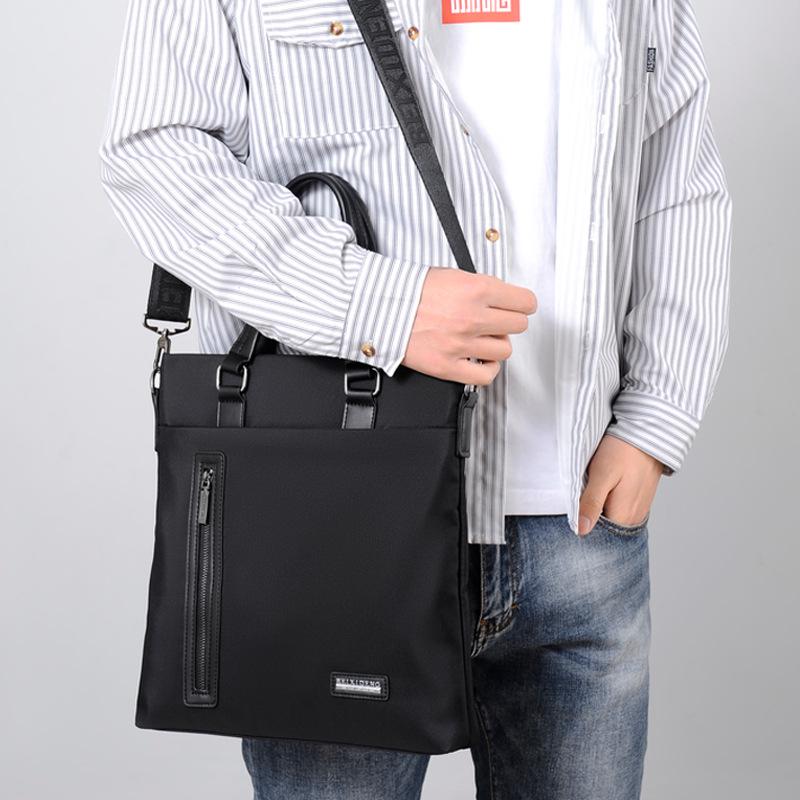 Infineo Men's Oxford Cloth A4 Tote and Crossbody Bag