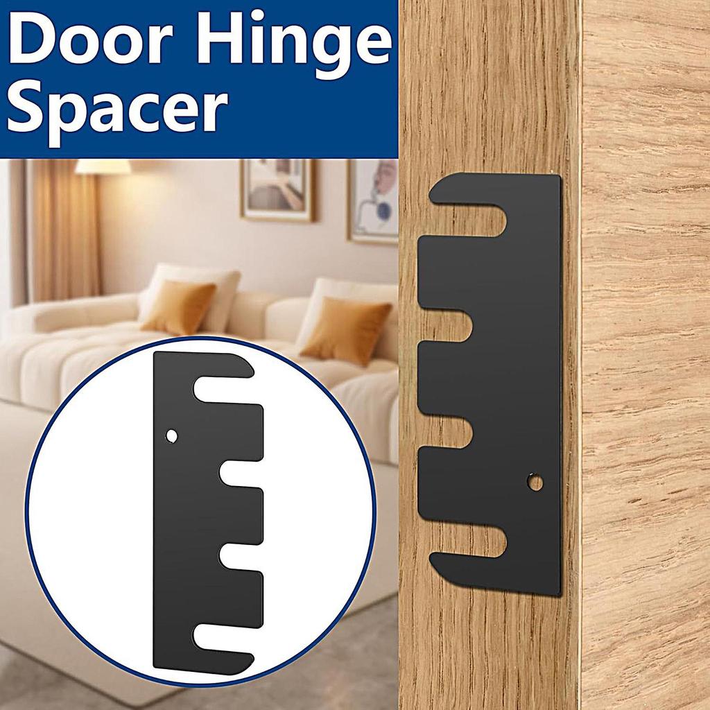 Door Hinge Shim 10 Pieces Adjuster Plate Stainless Steel 4 Inch Rust Resistant Shims For Concealed Hinges For Cabinet Frame