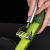 Kitchen Vegetable Peeler Stainless Steel Melon Planer Double-Head Peeler Household Multiple-Function Fruit And Vegetable Peeler7