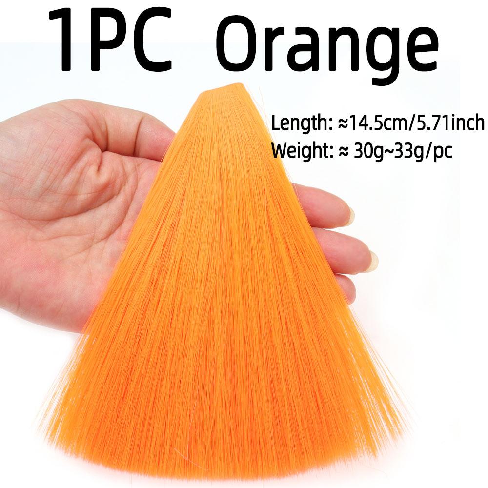 1ks syntetické umělé vlákno Bucktail vázací materiál pro nymfy Streamery Mayflys Jigové návnady Návnady pro mořský rybolov