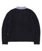 NOWANDTOMORROW Color Block Collar Pullover [3 Color]