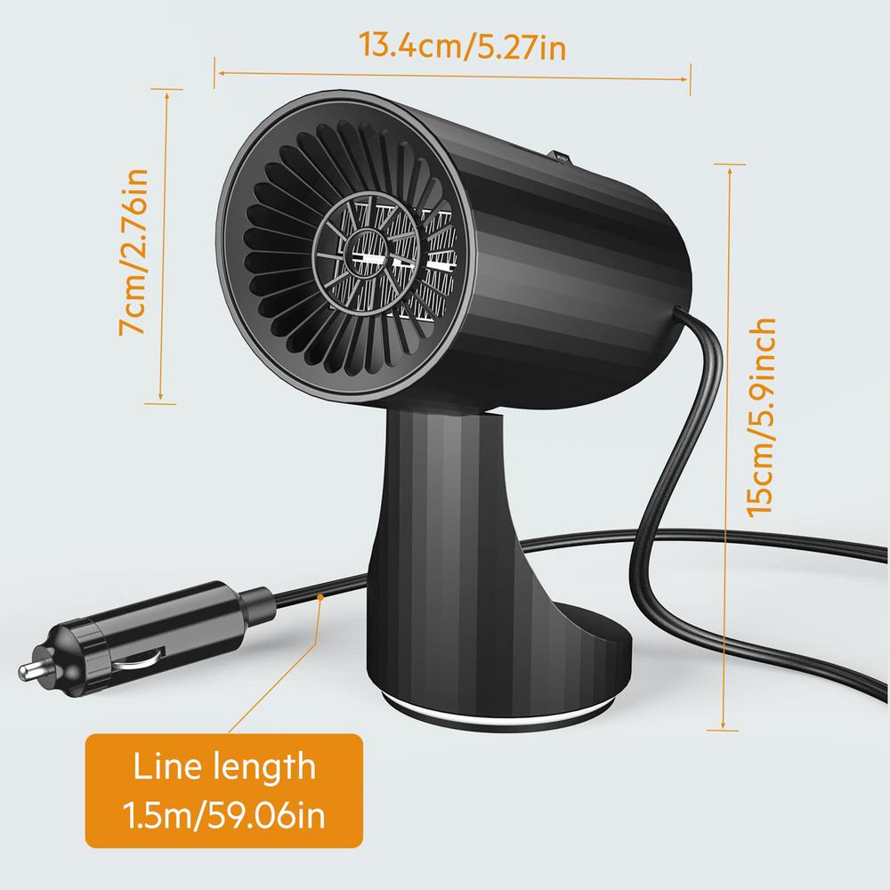 

Портативный автомобильный обогреватель и размораживатель автомобильный портативный обогреватель размораживатель лобового стекла автомобильные размораживатели автомобильный кемпинговый обогреватель для автомобиля кемпинга RV чёрный