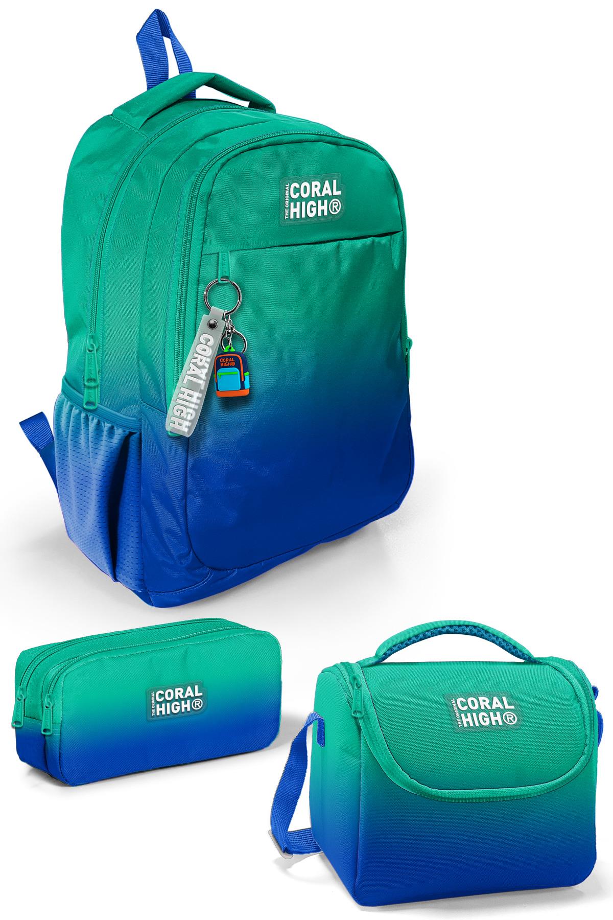 

coral high Набор из трех предметов школьной сумки Kids Green Saks, меняющий цвет SET0123665
