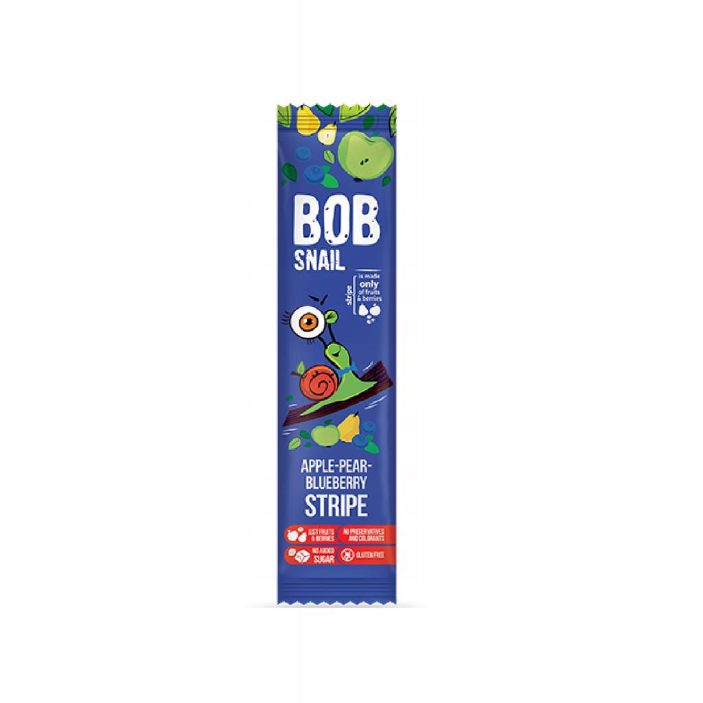 Bob Snail Snack Apple, Pear, Blueberry 14g