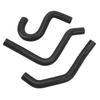 3Pcs Motorcycle Radiator Hose Thickened High Temperature Resistant Silicone Radiator Coolant Hose For CR80R CR85R Black