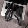Skórzane buty męskie ze skóry bydlęcej buty wizytowe biznesowe casualowe buty skórzane męskie bydlęce wszechstronne buty męskie