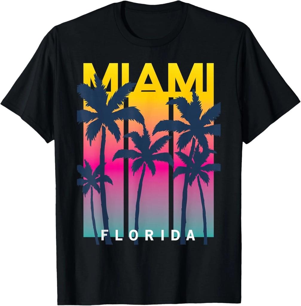 Cool Miami Florida Graphic Design Tees, I Love Miami, Miami T- Shirt