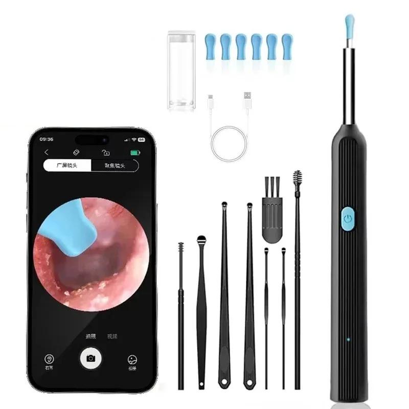 Durable And Safe Visual Ear Cleaner With Camera Led Lights 4.0Mm Lens Ear Wax Removal Tool Take Video Hd Earpick