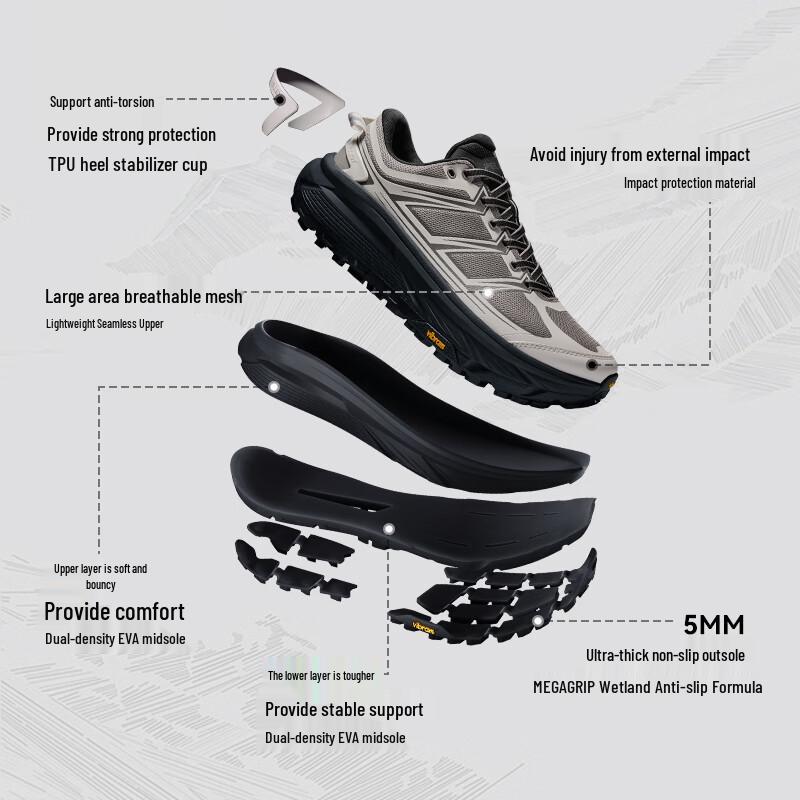 Pelliot CT-Pulse Men's Outdoor Trail Running Shoes