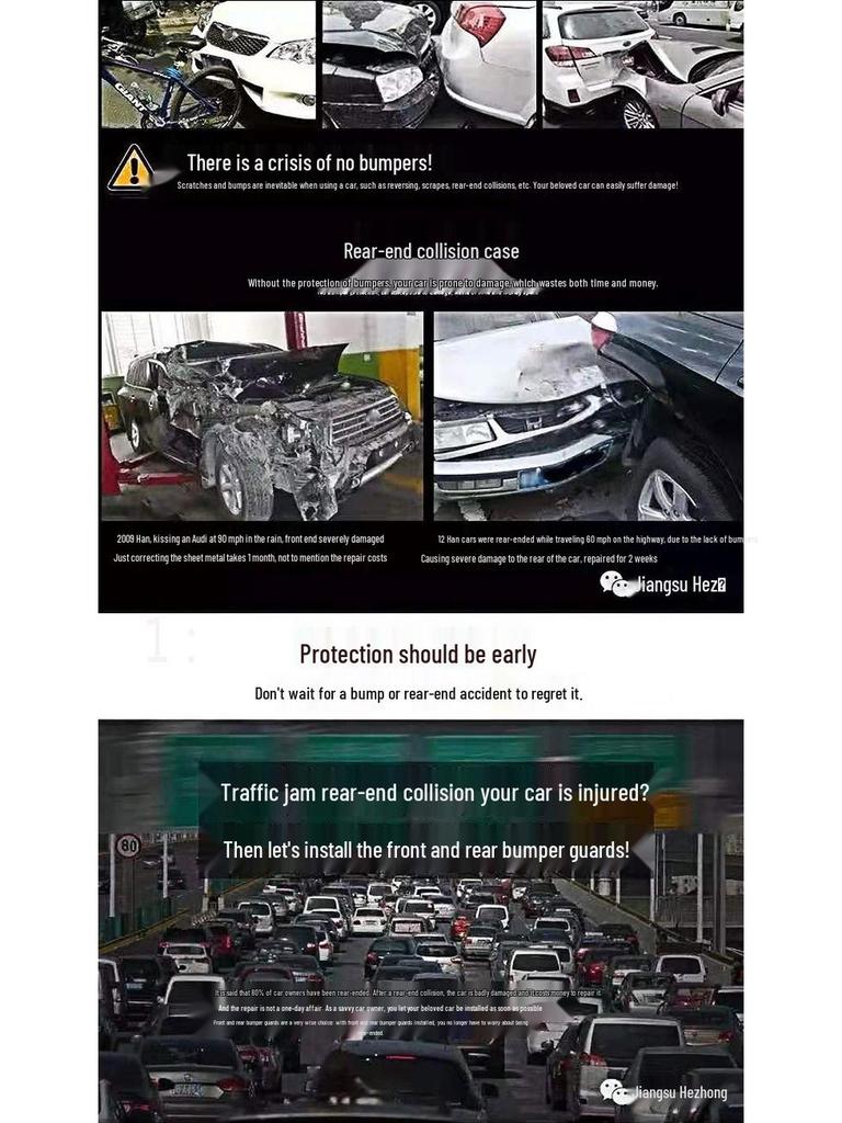 Nárazníky Jeep Compass 2011-2015: Přední a zadní ochranné rámy