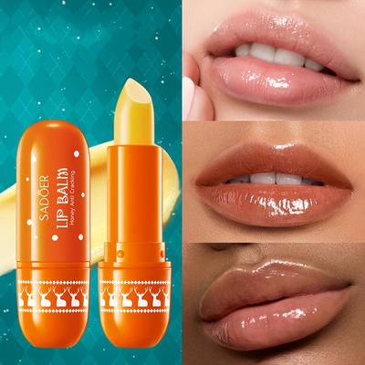 Christmas Honey Winter Moisturizing Lip Balm Long-lasting Moisturizing Protects Dry Lips