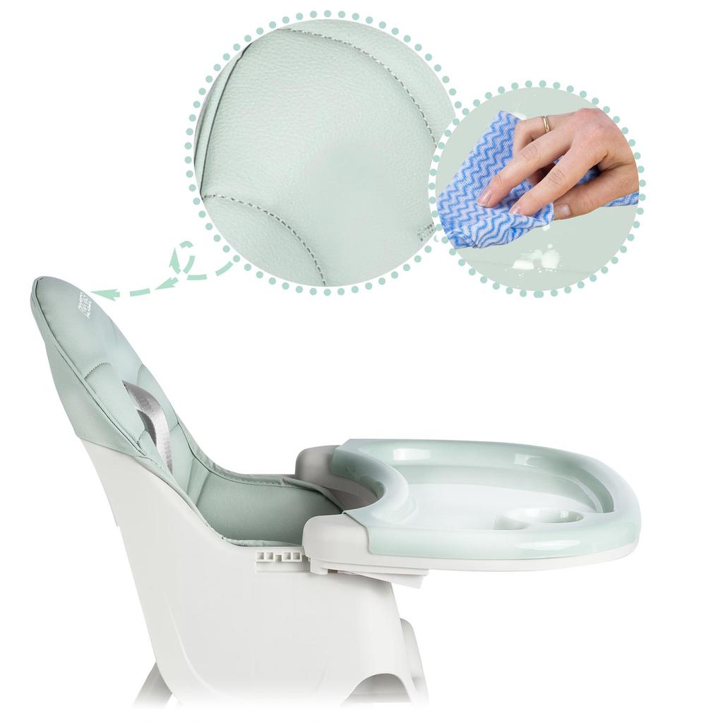 Krzesełko Do Karmienia Milo Dla Dzieci Składane Tacka Ricokids