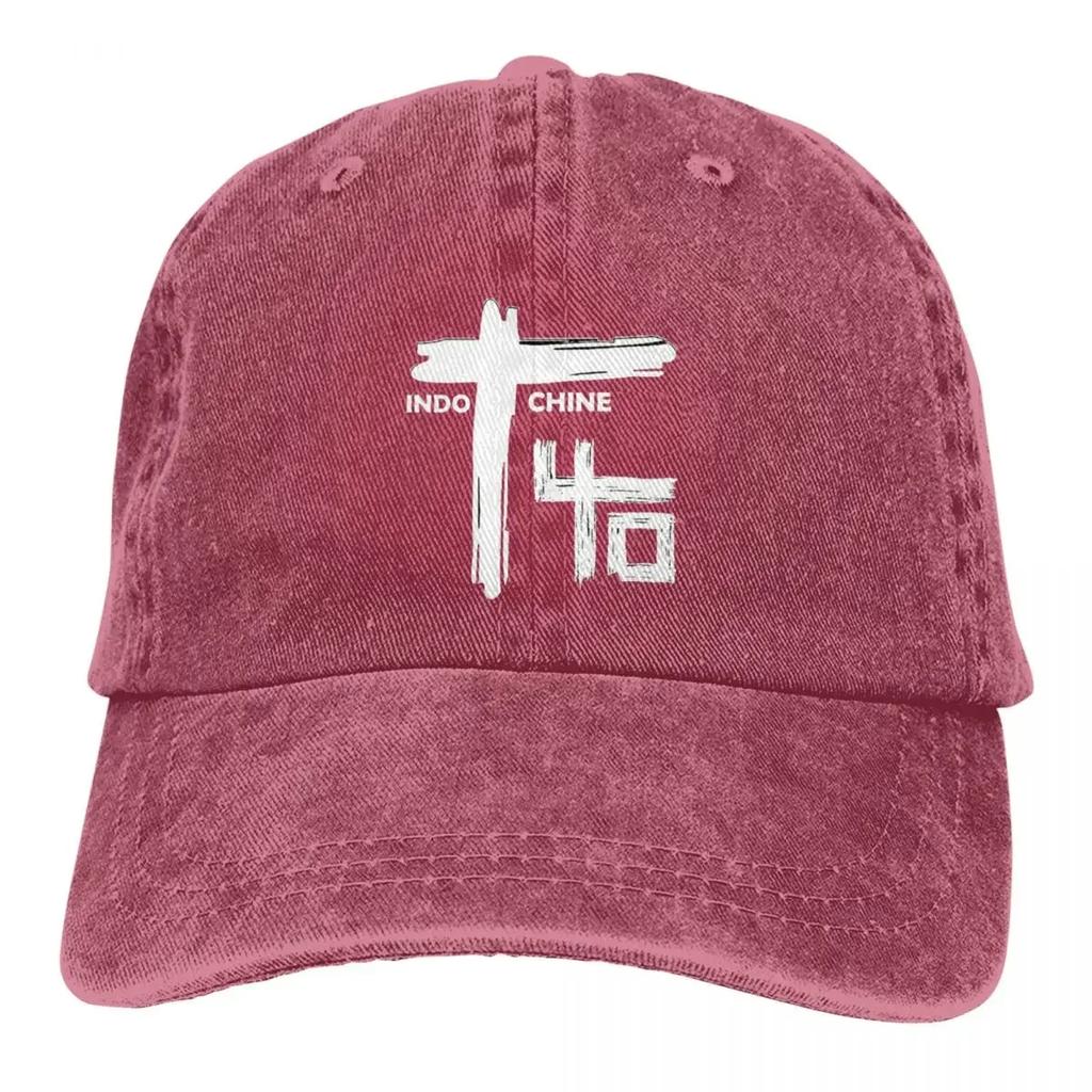 Indochine Baseball Cap Band Outdoor Sports Wholesale Washed Trucker Hat Men Women Fashion Design Cap