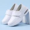 Women's Black Air Cushion Non-Slip Summer Nurse Shoes - Comfortable, Breathable, Soft, Thick Sole for Casual Medical Work