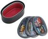 Skater Bento Boxes, Sealable Storage Containers, Set of 3, Antibacterial, Disney Cars 23, Made In Japan, 860ml (SRS3SAG-A)