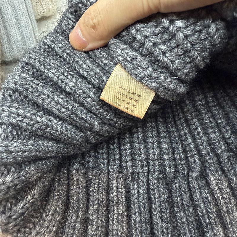 Premium Soft Waxy Skin-friendly Wool Hat Women's Autumn and Winter Warm Knitted Thickened Big Head Circumference Bag Head Hat
