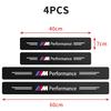 4Pcs/set Car  Threshold Strip Door Sill Protectio Sticker For BMW M E46 E90 E60 F30 F10 E39 E36 F20 G30 G20 E87 E92 E91 E30