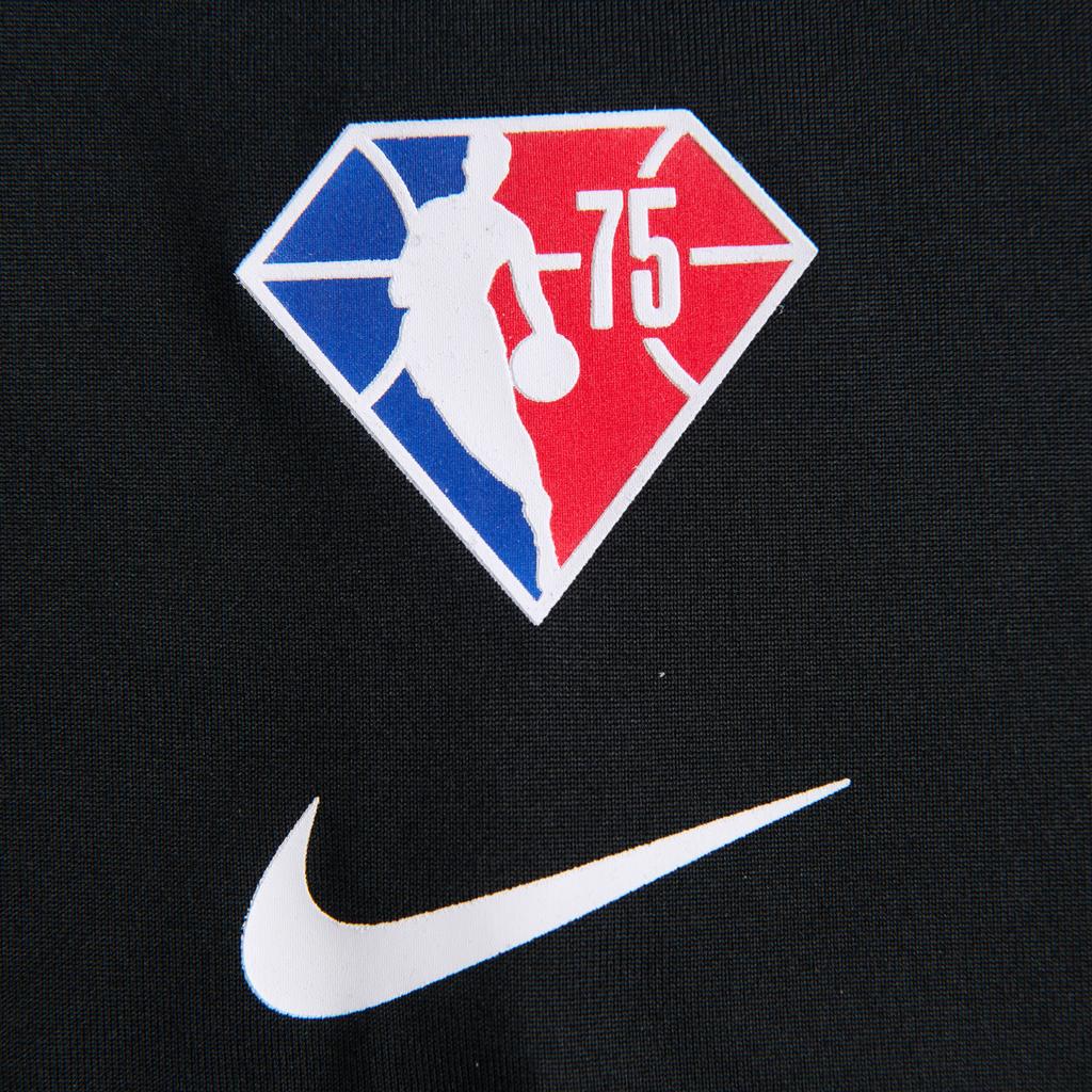 Nike NBA 75th Anniversary Chicago T-Shirt Commemorating Star Players Quick-Dry Logo Pattern Fashion Round Neck Short Sleeve Kids Tops 3Z2B7HC2R-BUL