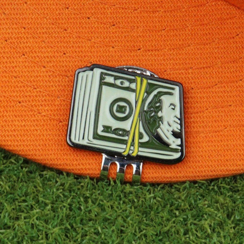

Golf Hat Clip Magnetic Hat Clip Kirsite US Dollar Golf Hat Clip Ball Marker Hat Clip Women серебряный