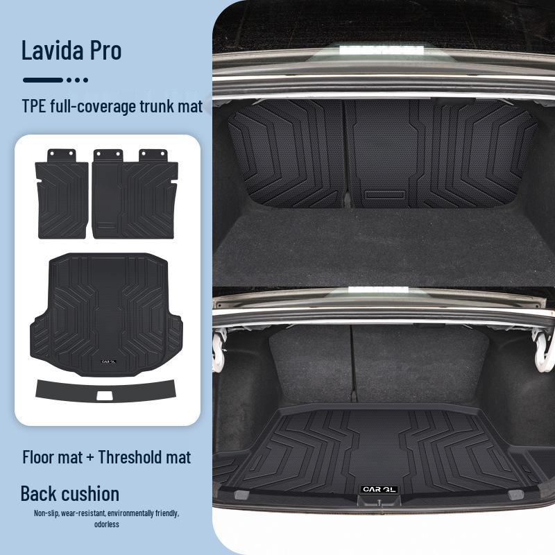Volkswagen Lavida Pro Trunk Mat TPE - Compatible with 26 Models, Decorative Car Accessory