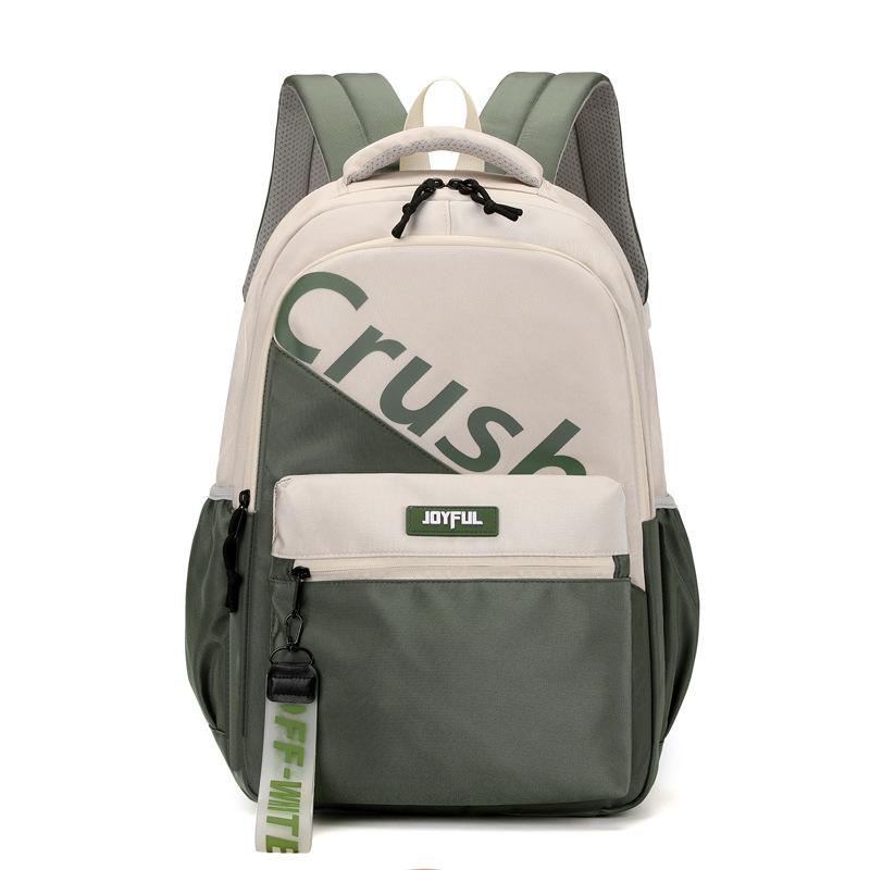 

Школьный рюкзак новый большой вместимости рюкзак для учеников средней школы, старшей школы, студентов колледжа, снижающий нагрузку, школьный рюкзак для мальчиков и девочек зелёный