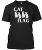 Cat Flag - T-Shirt Made In the USA Size S To 5XL