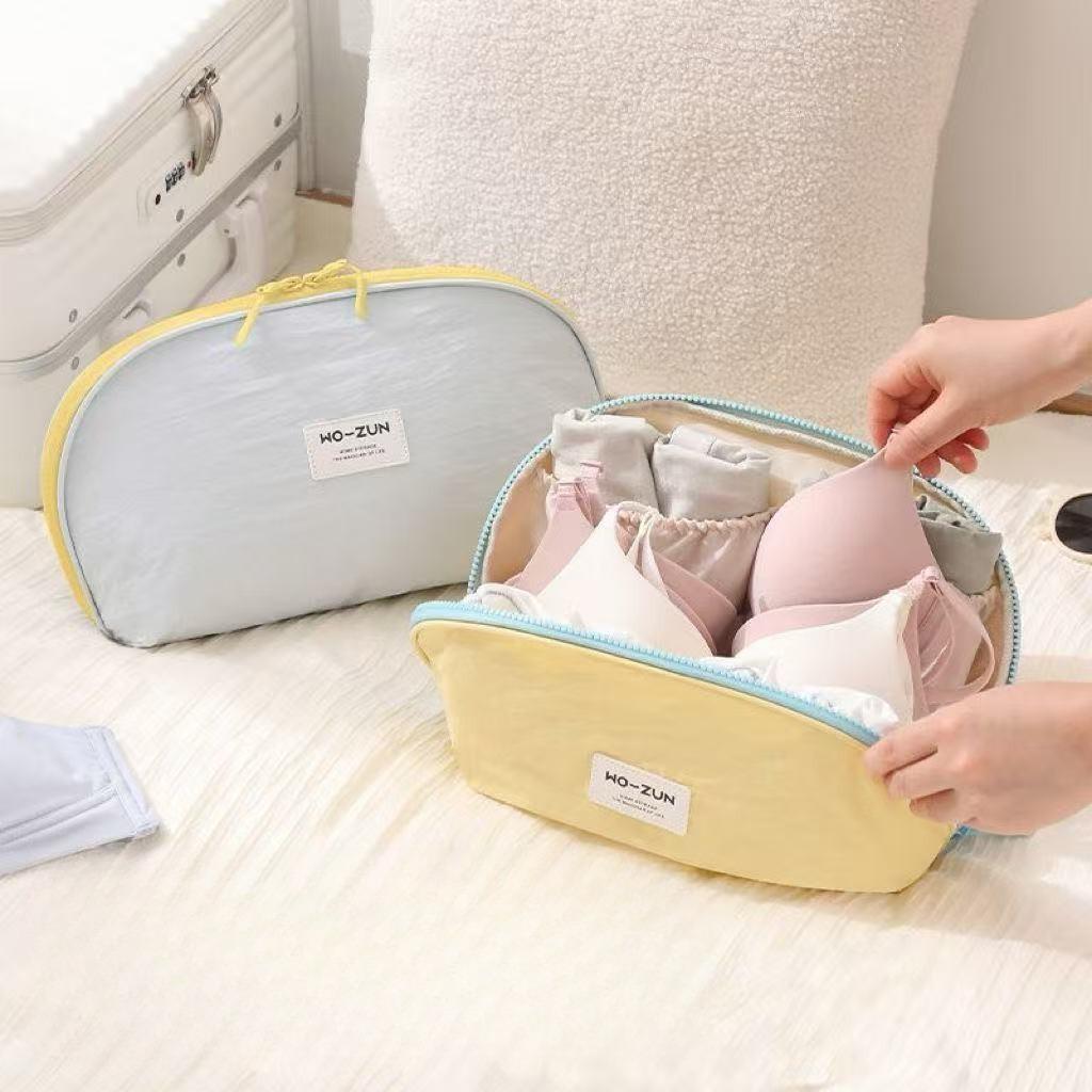 Travel Underwear Organizer Bag Large Capacity Lingerie Storage Pouch Portable Sock Divider Case
