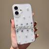 Transparent Epoxy Glitter Sequined Pearl Mobile Phone Case For Iphone17Promax Star Rhinestone Apple 16 Women