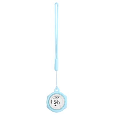 Schlüsselanhänger-Uhr, digital, wasserdicht, Karabiner-Uhr, Silikon-Uhr, Anhänger-Uhr, multifunktionale Taschenuhr, Kalender, Stoppuhr, Wochentag-Alarm