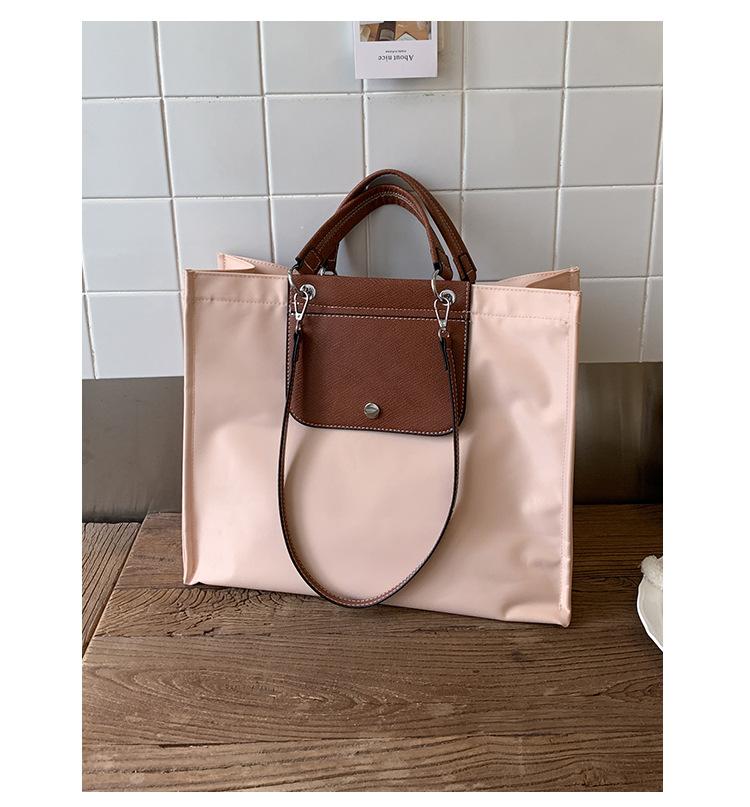 New Large-capacity Oxford Cloth Bag Women's Casual Simple and Trendy Shoulder Bag Portable Tote Bag Trendy