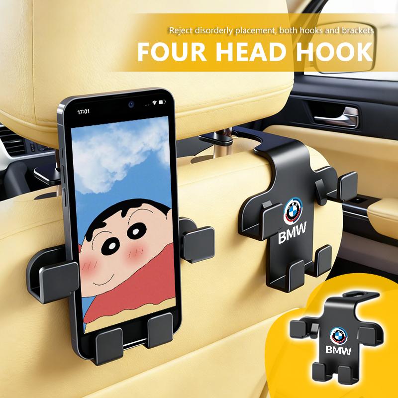 DLCP9 Universal Car Seat Back Durable Hook Auto Interior Accessories For BMW 1 3 4 5 6 7 Series M X1 X3 Performance Alpina G20 F20