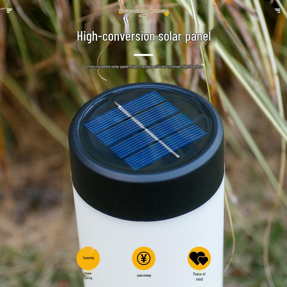 Rainproof Solar Outdoor Garden Lamp: Atmosphere Decor for Villas, Yards, and Lawns