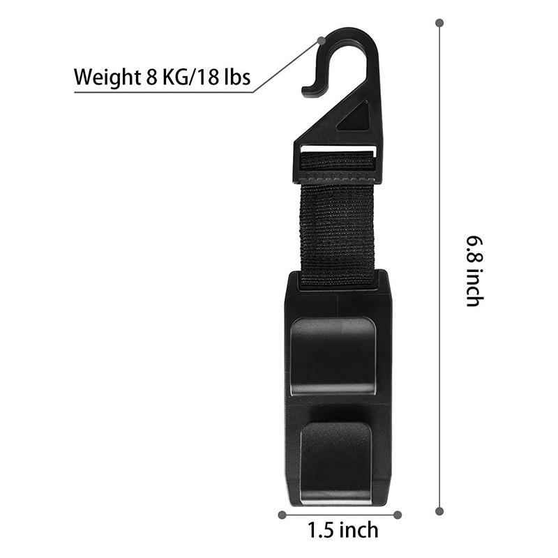 Purse Holder For Car Adjustable Multifunctional Car Hooks Headrest Hooks For Car Car Back Seat Hooks Car Necessities