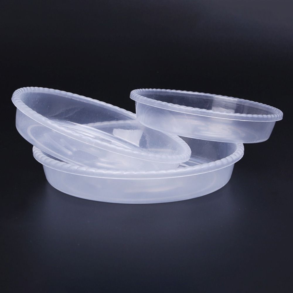 High Quality Plastic Plant Pot Tray Clear Durable Drip Trays Sturdy Flower Pot Indoor And Out Door Plant