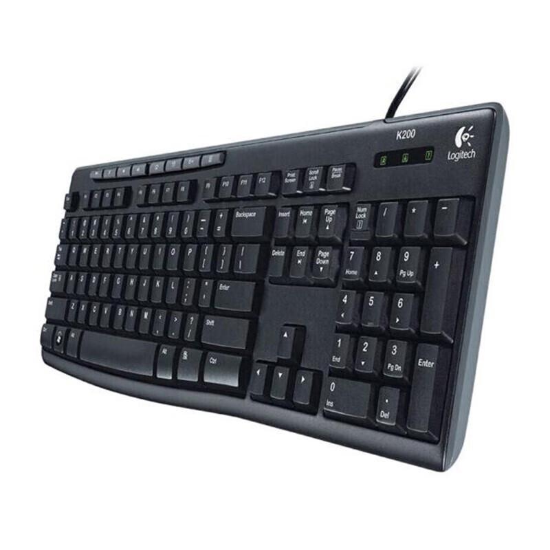 Logitech MK200 Wired Multimedia Keyboard and Mouse Combo
