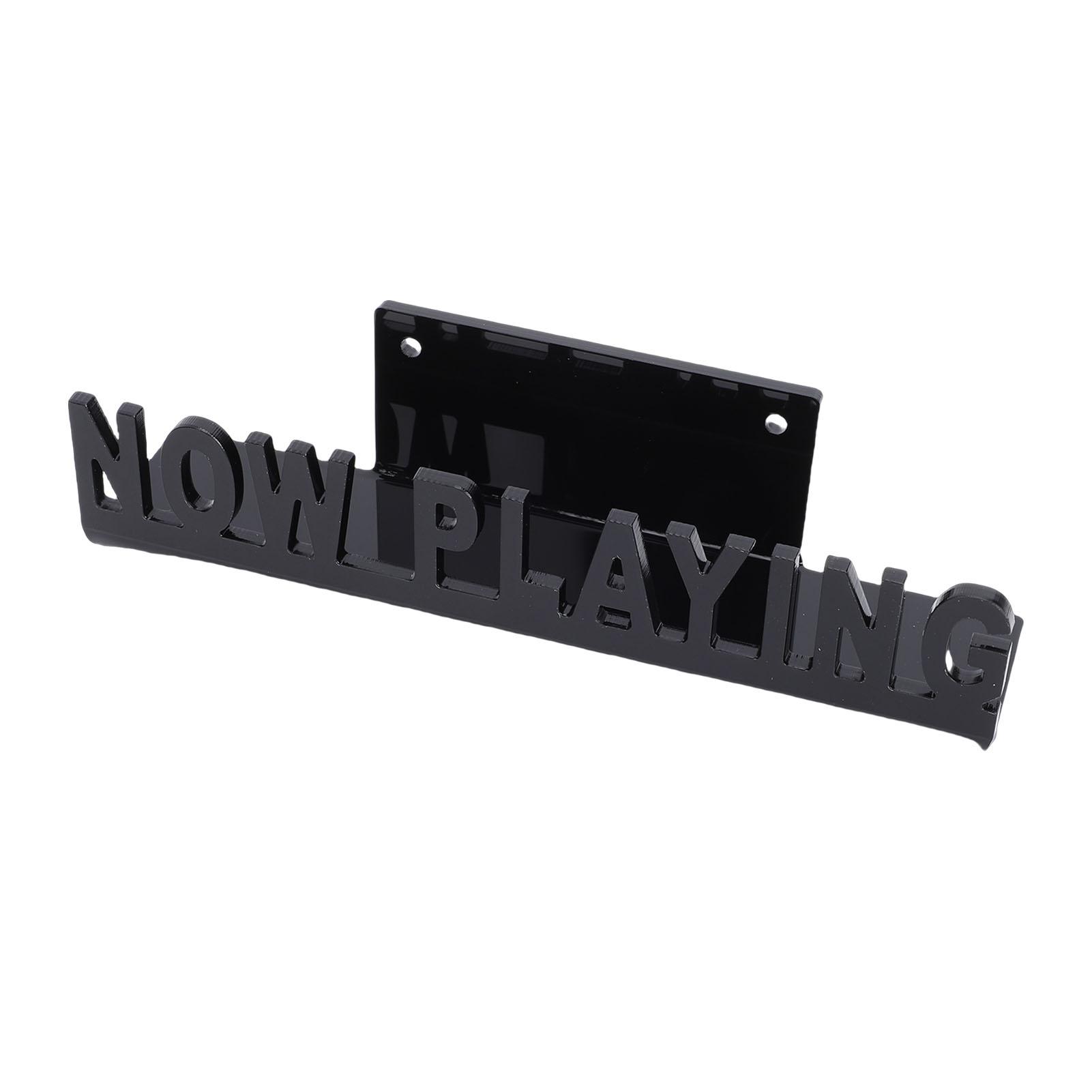 Record Shelf Wall Mount Acrylic Now Playing Album Record Holder Stand Display Rack for Wall Decor Living Room