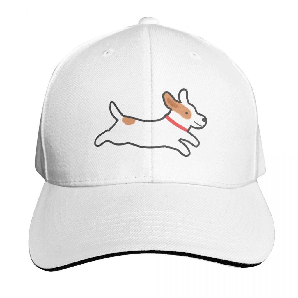 Uroczy Jack Russell Terrier Biegnący Pies Czapka z Daszkiem kapelusze dla Unisex Górska impreza Kapelusz czapka marynarska dla Unisex Kapelusze Unisex Damskie