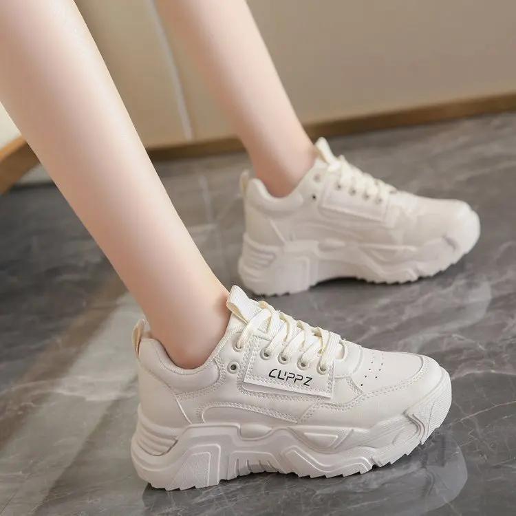 Women Sneakers Spring New Womens Casual Shoes Comfortable Wear-resistant Womens Platform Shoes   Running Shoes for Female