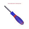 1/4" Small Square Shank Screwdriver, 6.3mm with Swivel Handle & Tail Hole, Dual-Use Power Socket.