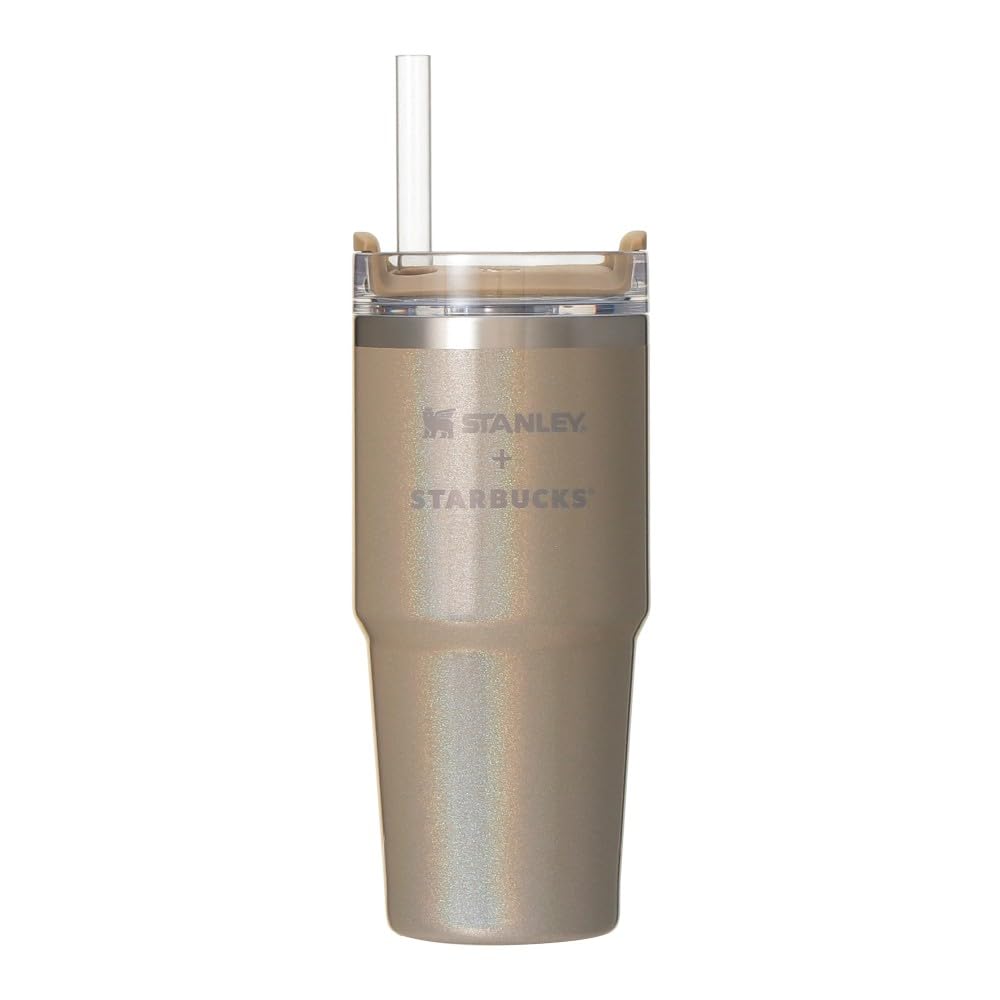 [Starbucks] Starbucks 3-Way Stainless Steel Tumbler, STANLEY Champagne Gold, 414ml