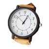 ZooooM Wristwatch Creative Design Quartz Fashion Casual Gift Present for Men and Women (Brown Numbers) ZM-WATCH2455-SUBR