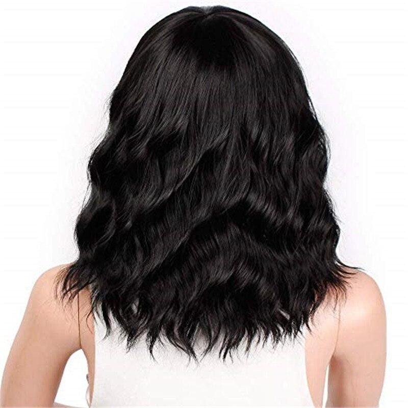 black wig shoulder length