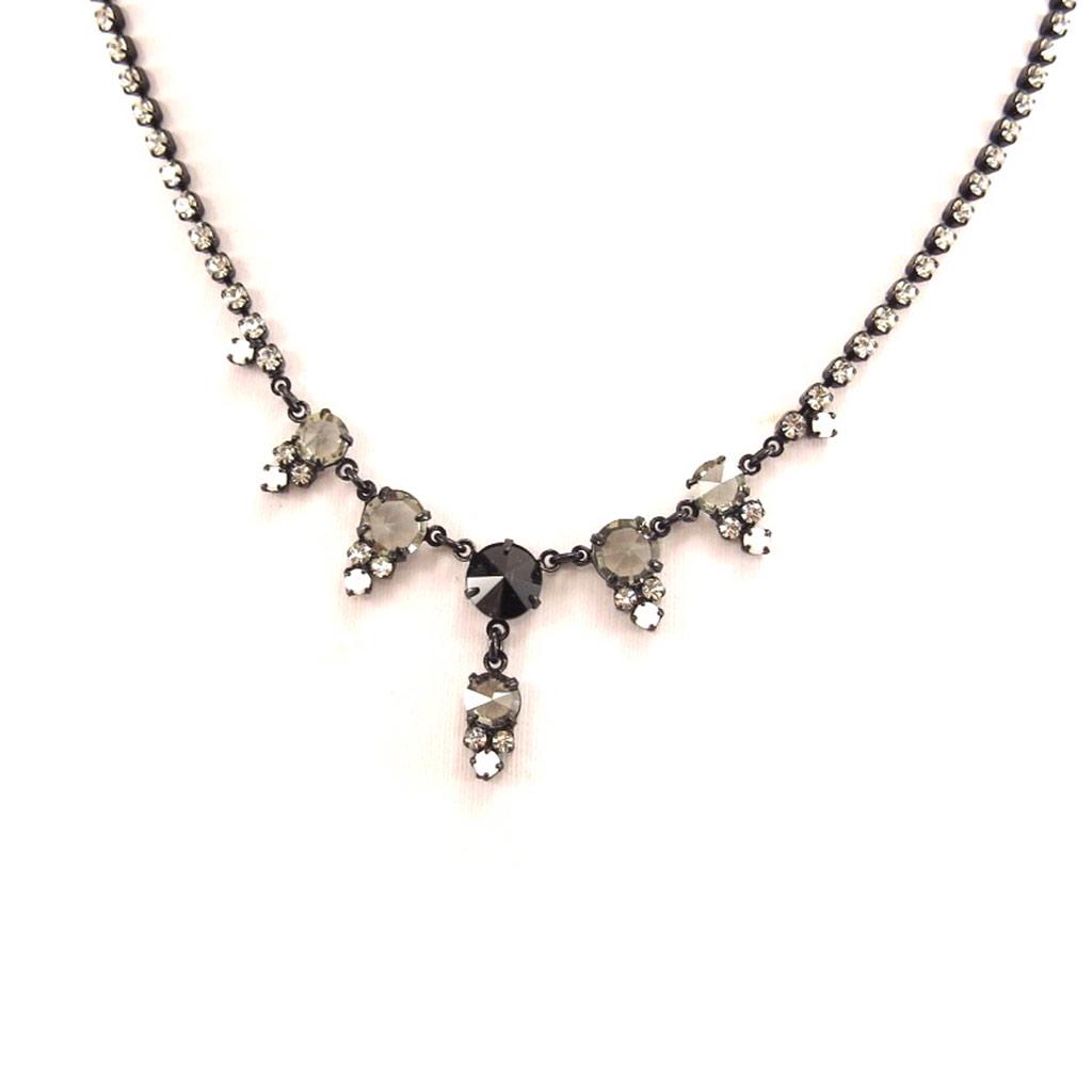 Les Trésors De Lily [K7244] - Designer Set 'Sissi' Gray Black