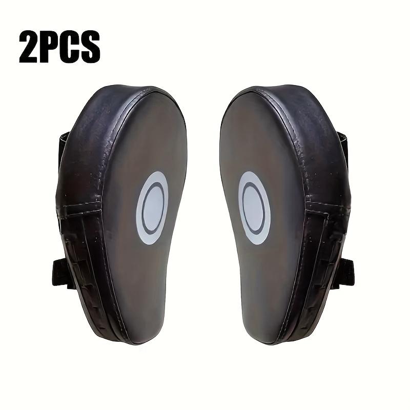 [Ergonomic Boxing Targets] 2pcs Lightweight Ergonomic Boxing Hand Targets | EVA Training Pads for Boxing, Sanda, and Taekwondo - Red & Black 2pcs чёрный