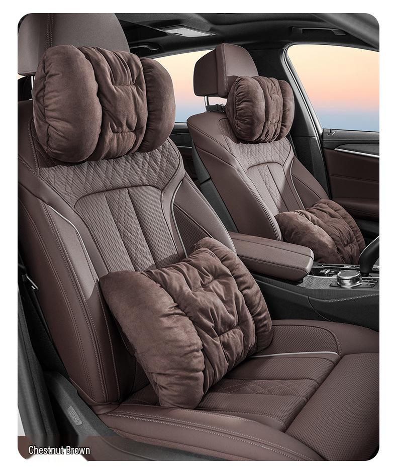 Compatible with Adita 12 Car-Specific: Headrest, Lumbar, and Neck Support Pillows